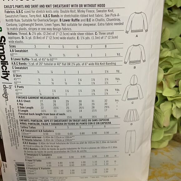 Simplicity | kids clothing pattern - Picture 5 of 5